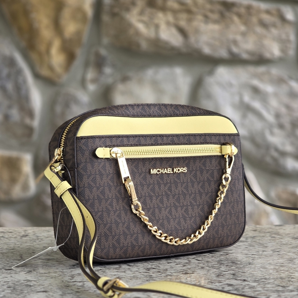 Michael Kors Jet Set Logo Large Crossbody